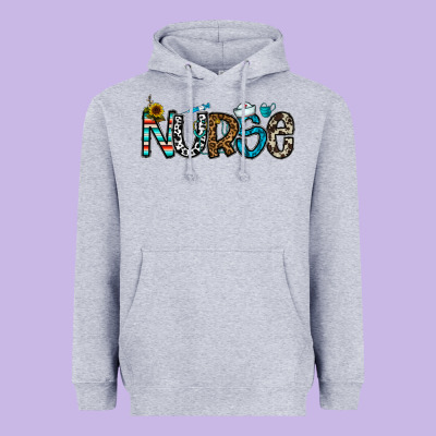 Nurse Heavyweight Hoodie Designed By Cowhidedigitalart