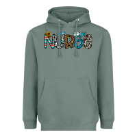 Sage nurse Heavyweight Hoodie - CowhideDigitalArt