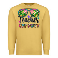 Antique Gold teacher off duty Premium Sweatshirt - Artiststas