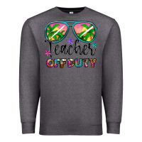 Charcoal Heather teacher off duty Premium Sweatshirt - Artiststas