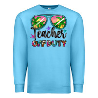 Ocean Blue teacher off duty Premium Sweatshirt - Artiststas