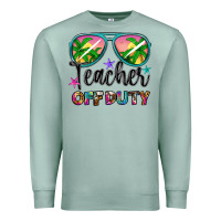 Seafoam teacher off duty Premium Sweatshirt - Artiststas
