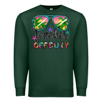 Sports Green teacher off duty Premium Sweatshirt - Artiststas