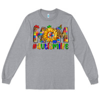 Heather Grey mom autismlife zillion Long Sleeve Tee - Zillion Design Studio