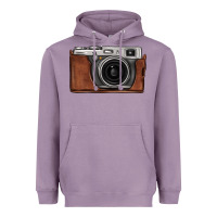 Lavender vintage camera Heavyweight Hoodie - FaDigitalArtStudio