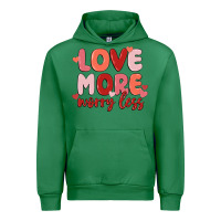 Emerald love more worry less Urban Hoodie - MaliasSmallBusiness