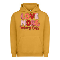 Pigment Peanut Butter love more worry less Urban Hoodie - MaliasSmallBusiness