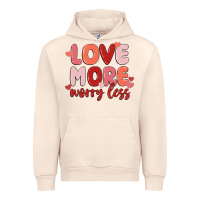 Sandshell love more worry less Urban Hoodie - MaliasSmallBusiness