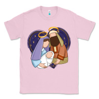 Bubblegum Pink holy night jesus birth Classic Tee - Zillion Design Studio