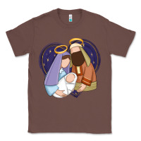 Chestnut holy night jesus birth Classic Tee - Zillion Design Studio