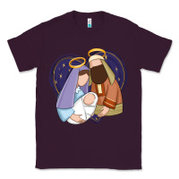 Plum holy night jesus birth Classic Tee - Zillion Design Studio