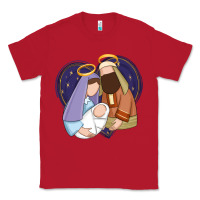 Red holy night jesus birth Classic Tee - Zillion Design Studio