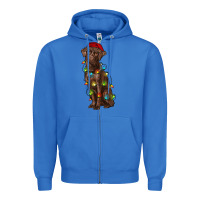 True Royal Christmas labrador retriever Zipper Hoodie - RanaPortraitStore