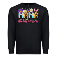Black mama all day everyday Premium Sweatshirt - Artiststas