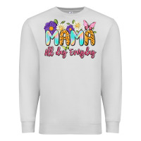 Dove Grey mama all day everyday Premium Sweatshirt - Artiststas