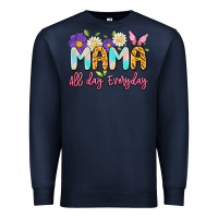 Navy mama all day everyday Premium Sweatshirt - Artiststas