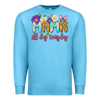 Ocean Blue mama all day everyday Premium Sweatshirt - Artiststas
