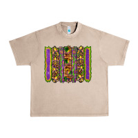 French Oak mardi gras fleur de lis mask leopard glitter  brushstrokes Urban Heavy Tee - Artiststas