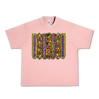 Salmon mardi gras fleur de lis mask leopard glitter  brushstrokes Urban Heavy Tee - Artiststas