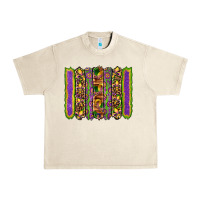 Sandshell mardi gras fleur de lis mask leopard glitter  brushstrokes Urban Heavy Tee - Artiststas