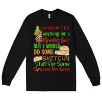 Black I wouldnt do anything for a klondike bar Long Sleeve Tee - RanaPortraitStore