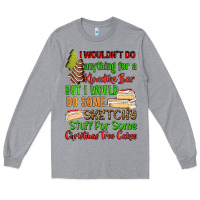 Heather Grey I wouldnt do anything for a klondike bar Long Sleeve Tee - RanaPortraitStore
