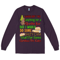 Plum I wouldnt do anything for a klondike bar Long Sleeve Tee - RanaPortraitStore