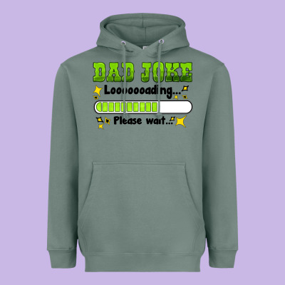 Dad Joke Loading Please Wait Heavyweight Hoodie Designed By Hra Design Shop