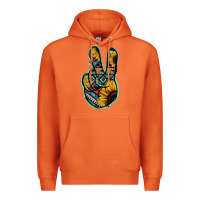 Carrot Aztec Sunflower Peace Sign Premium Hoodie - Jasminsmagicworld