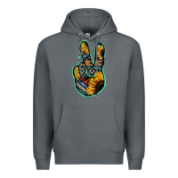 Rock Aztec Sunflower Peace Sign Premium Hoodie - Jasminsmagicworld