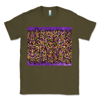 Army Green mardi gras leopard Classic Tee - RanaPortraitStore
