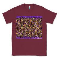 Burgundy mardi gras leopard Classic Tee - RanaPortraitStore