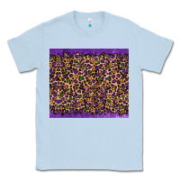 Dusty Blue mardi gras leopard Classic Tee - RanaPortraitStore
