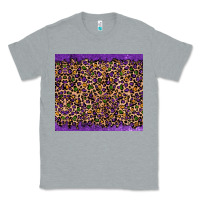 Heather Grey mardi gras leopard Classic Tee - RanaPortraitStore