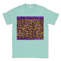 Seafoam mardi gras leopard Classic Tee - RanaPortraitStore