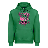 Emerald i'm not a booksorm i'm a book dragon Urban Hoodie - MaliasSmallBusiness