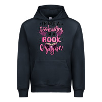 Navy i'm not a booksorm i'm a book dragon Urban Hoodie - MaliasSmallBusiness