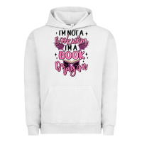 Pigment Lunar Rock i'm not a booksorm i'm a book dragon Urban Hoodie - MaliasSmallBusiness