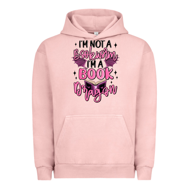 I'm Not A Booksorm I'm A Book Dragon Urban Hoodie by MaliasSmallBusiness | Teevron