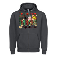 Smoke i'm just here for the snacks #softball brother Zipper Hoodie - Zillion Design Studio