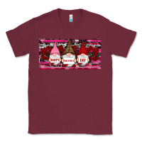 Burgundy Happy valentines day gnomes rose Classic Tee - RanaPortraitStore