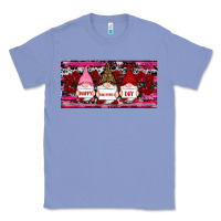 Colony Blue Happy valentines day gnomes rose Classic Tee - RanaPortraitStore