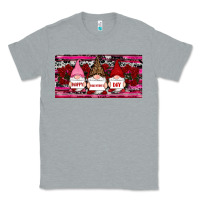 Heather Grey Happy valentines day gnomes rose Classic Tee - RanaPortraitStore