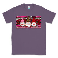 Lavender Happy valentines day gnomes rose Classic Tee - RanaPortraitStore