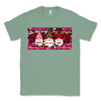 Sage Happy valentines day gnomes rose Classic Tee - RanaPortraitStore