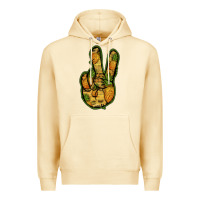 Pina Colada Pineapple Peace Sign Premium Hoodie - Jasminsmagicworld
