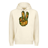 Pineapple Peace Sign Premium Hoodie | Teevron