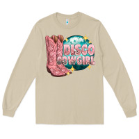 Mushroom western disco cowgirl Long Sleeve Tee - texasbilliewilder