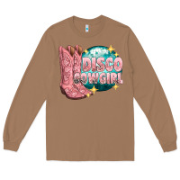 Toasted Coconut western disco cowgirl Long Sleeve Tee - texasbilliewilder