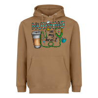 Toasted Coconut nursing İn my heart Heavyweight Hoodie - CowhideDigitalArt
